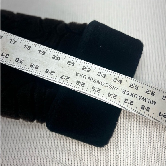 Black & Brown Faux Fur Coat - Picture 7 of 8